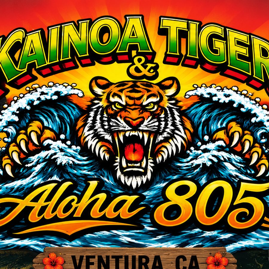 Kainoa Tiger Aloha 805 band artwork