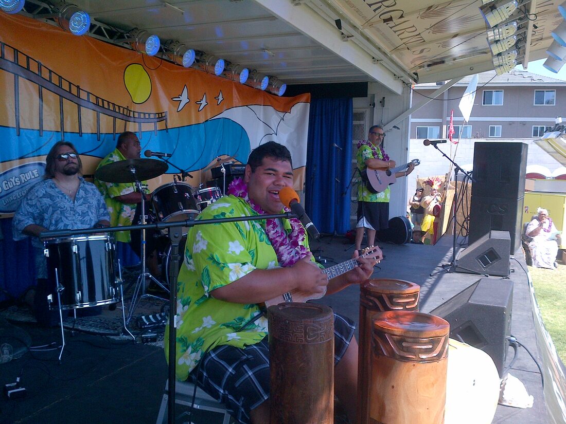 Live band playing on the Main Stage